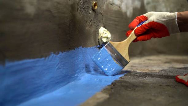 Commercial Interior Drainage System project at a Paoli, PA business property by SJ Waterproofing Pros